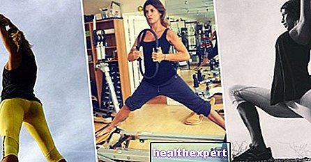 Canalis keeps fit even when pregnant. The photos of Elisabetta struggling with sport!